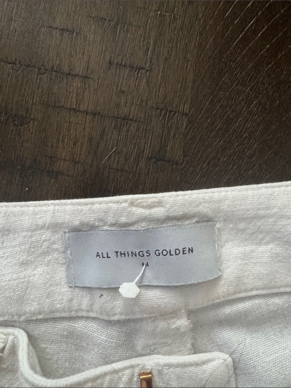 All Things Golden Women's Straight Leg Pants — White